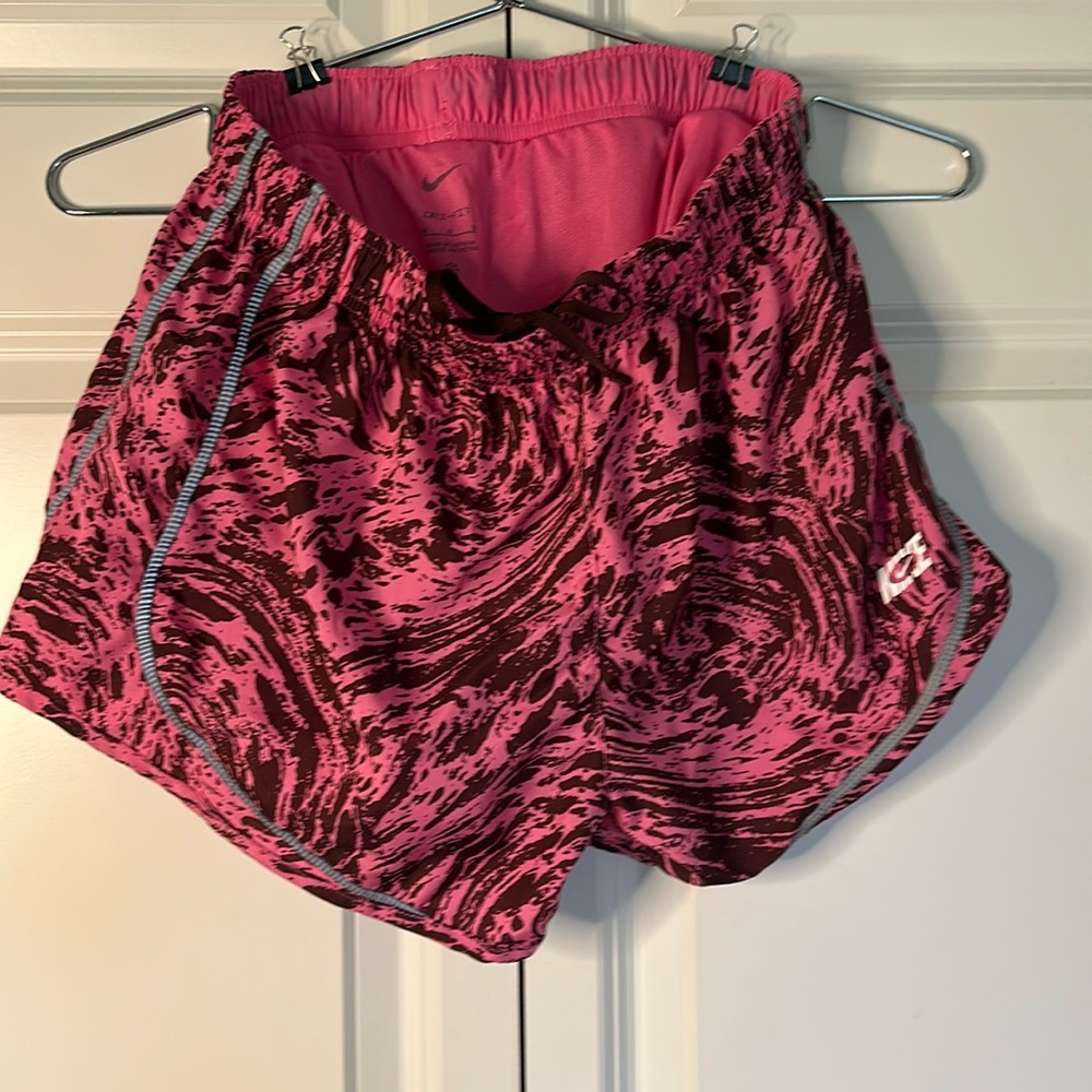 Nike Athletic Dri-FIT Icon Clash Tempo Shorts Pink sz Med reflecting top stitch